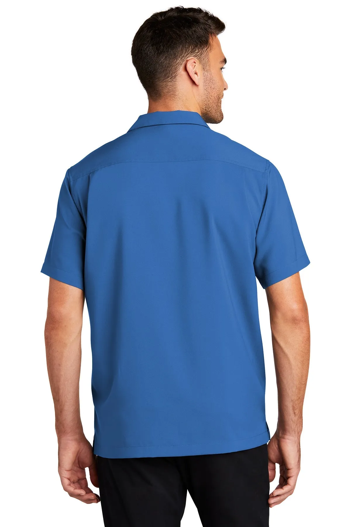 Port Authority Short Sleeve Performance Custom Shirts, True Blue