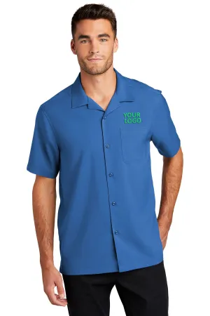 Port Authority Short Sleeve Performance Custom Shirts, True Blue