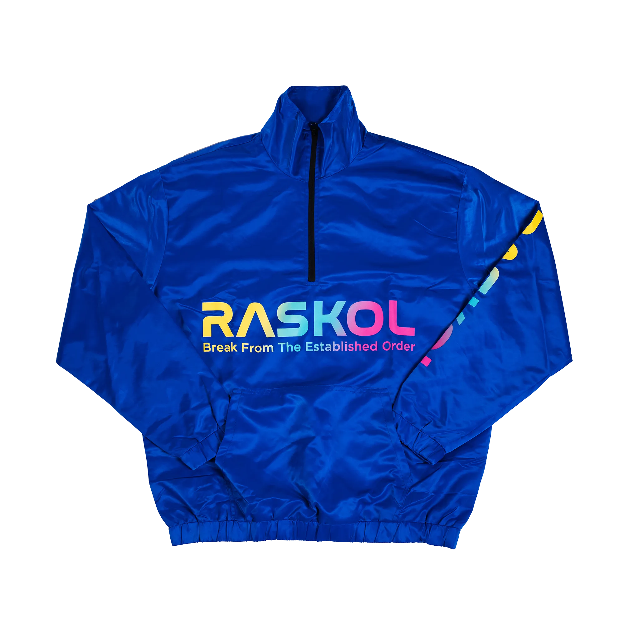 RASKOL Athletic Windbreaker Jacket (Blue)