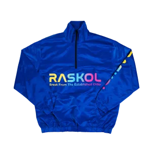 RASKOL Athletic Windbreaker Jacket (Blue)