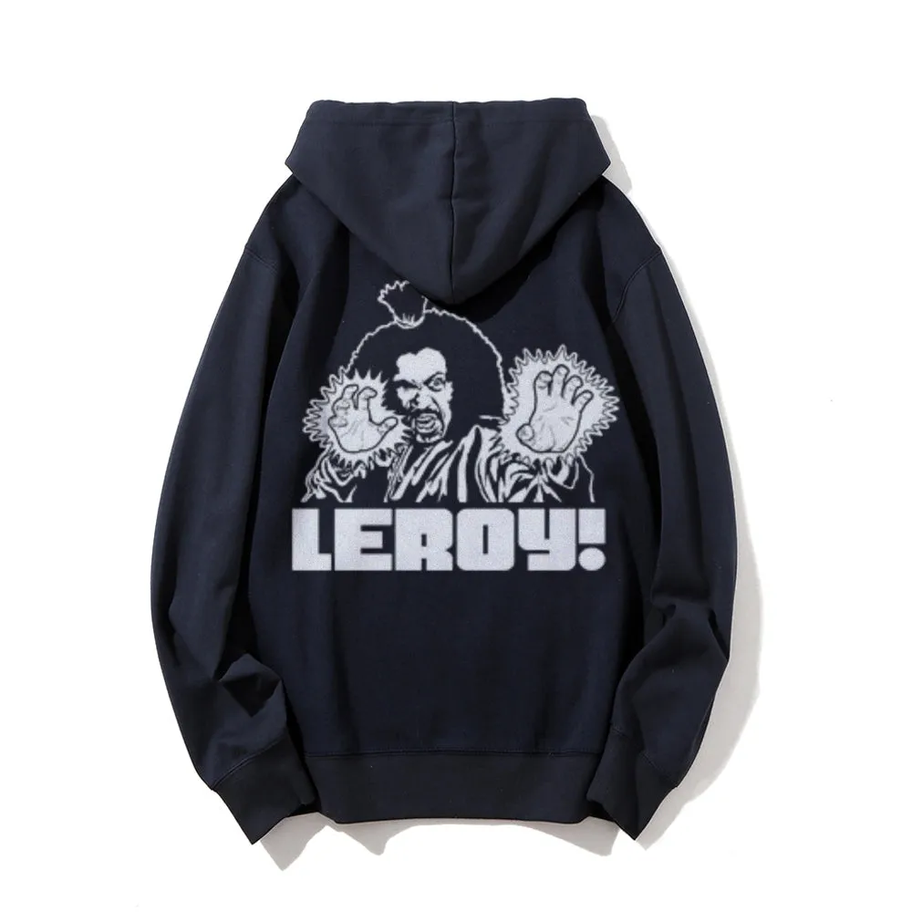 Sho Nuff Dragon Graphic Pullover With Kangaroo Pocket Hoodies