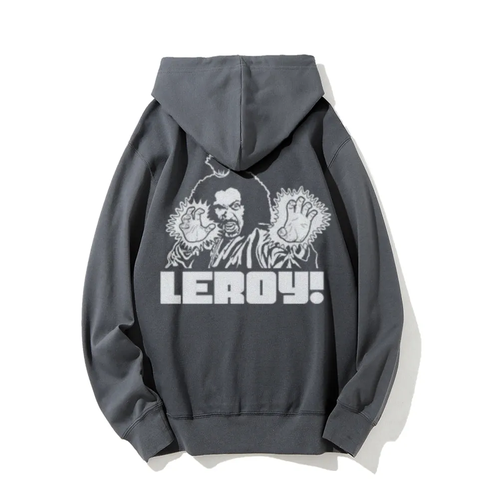 Sho Nuff Dragon Graphic Pullover With Kangaroo Pocket Hoodies