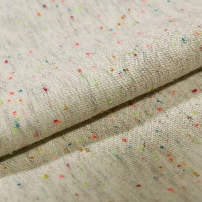 Speckle Cotton Polyester Modal Terry Spandex Fabric | Blue Moon Fabrics