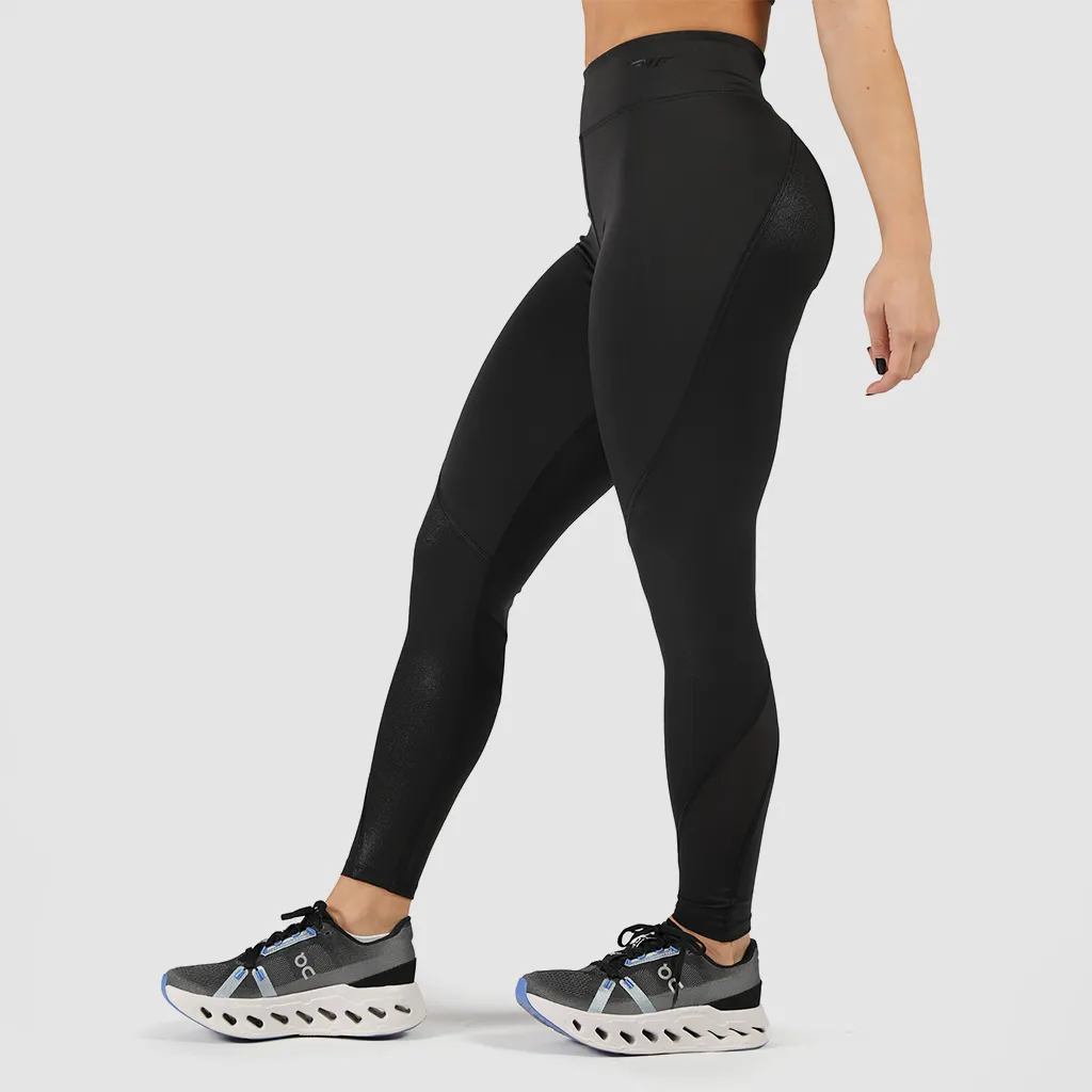 WOMEN-BLACK-LEGGING (SHINY-BLACK)