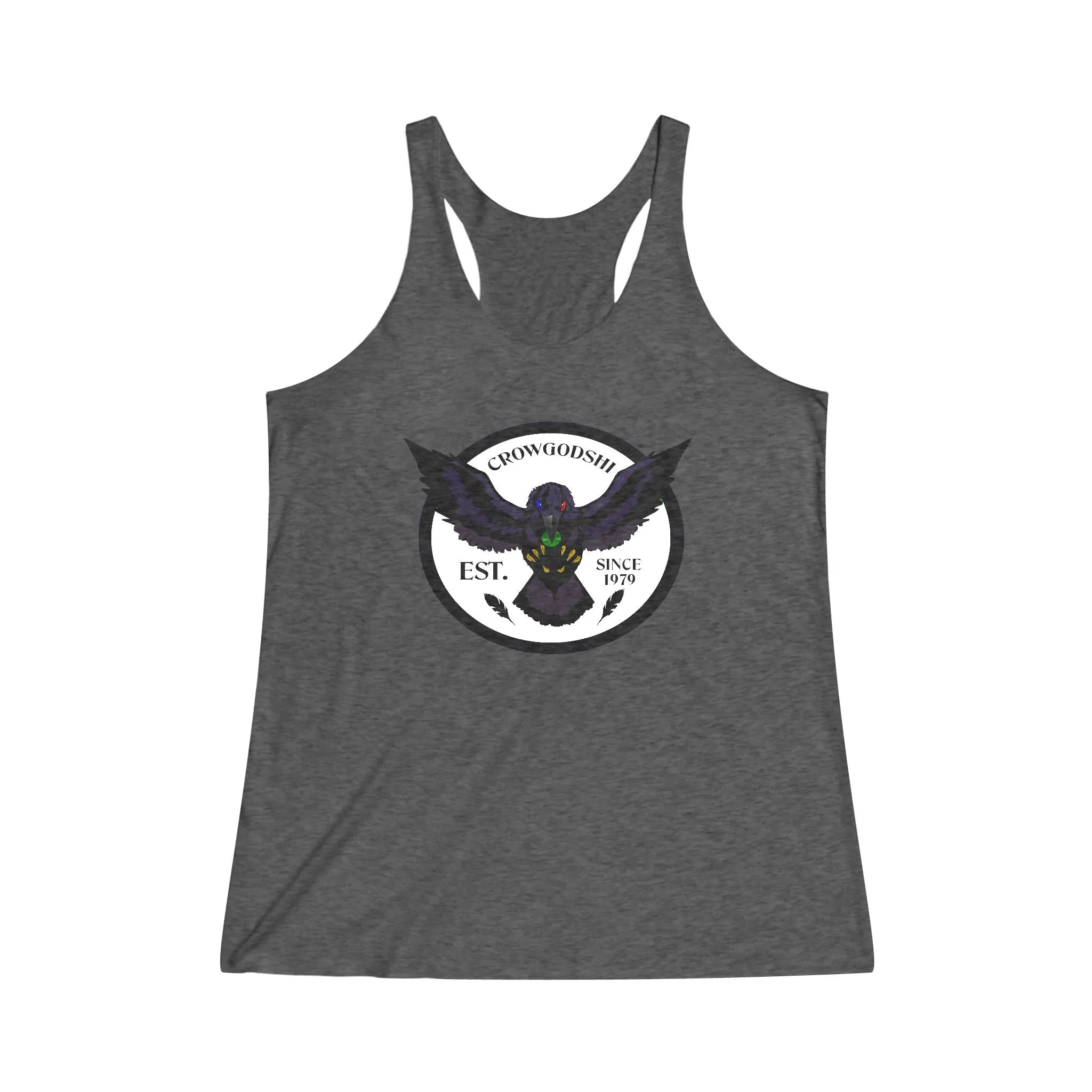 Women's Crowgodshi First Generation Limited Edition Tank Top, WHITE LOGO