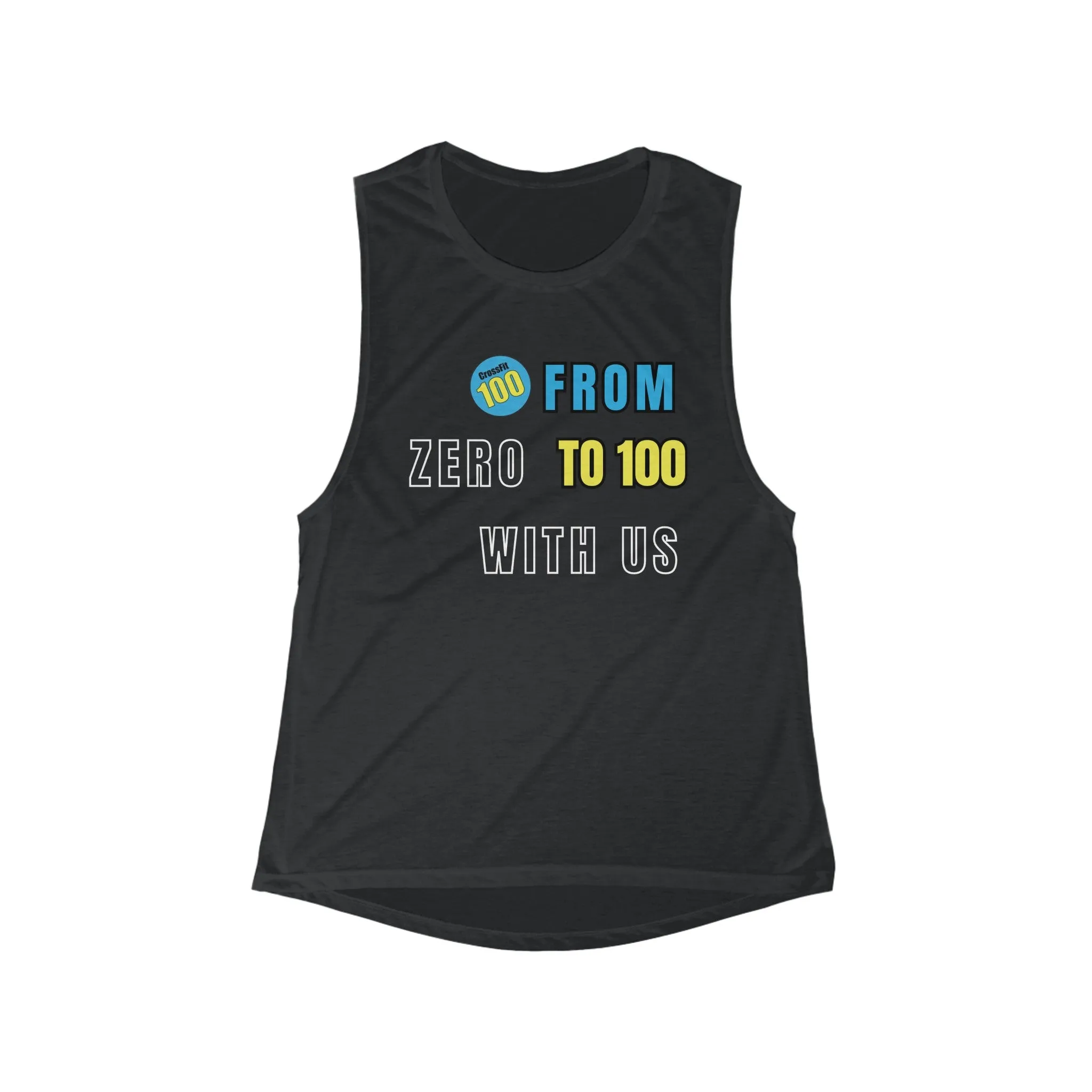 Women's Flowy Scoop Muscle Tank - CF100