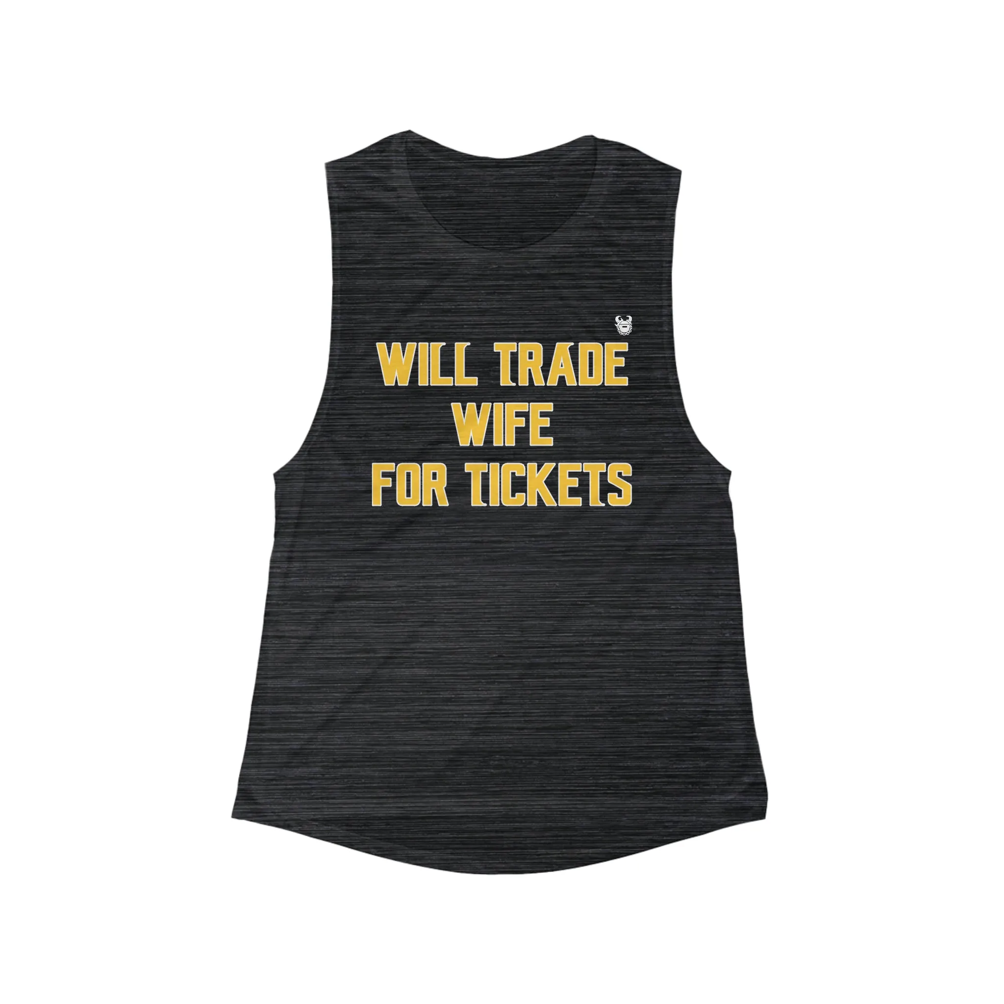 Women's Flowy Scoop Muscle Tank - Wife for Tickets