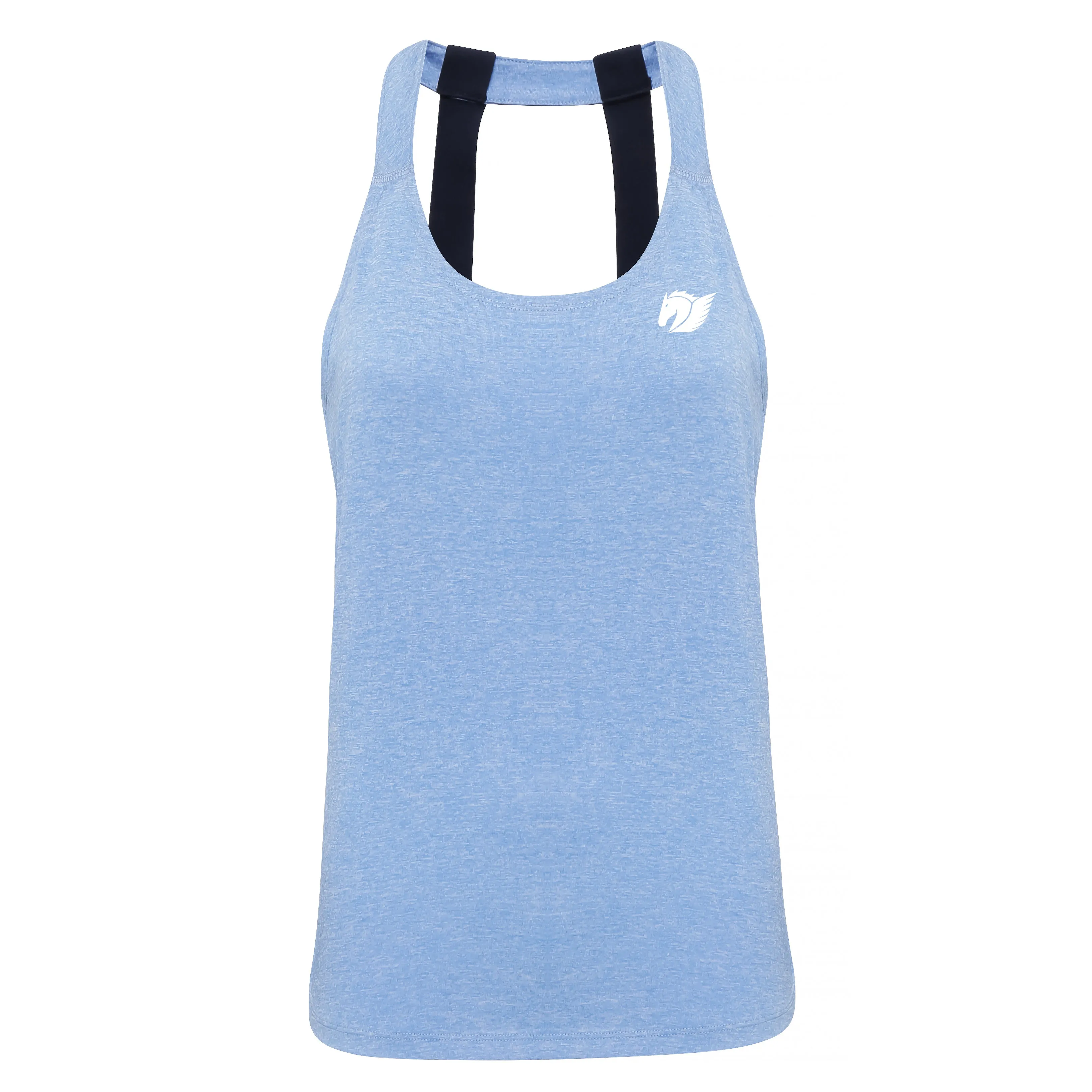 Women's Performance Double Strap Vest - Cornflower Melange