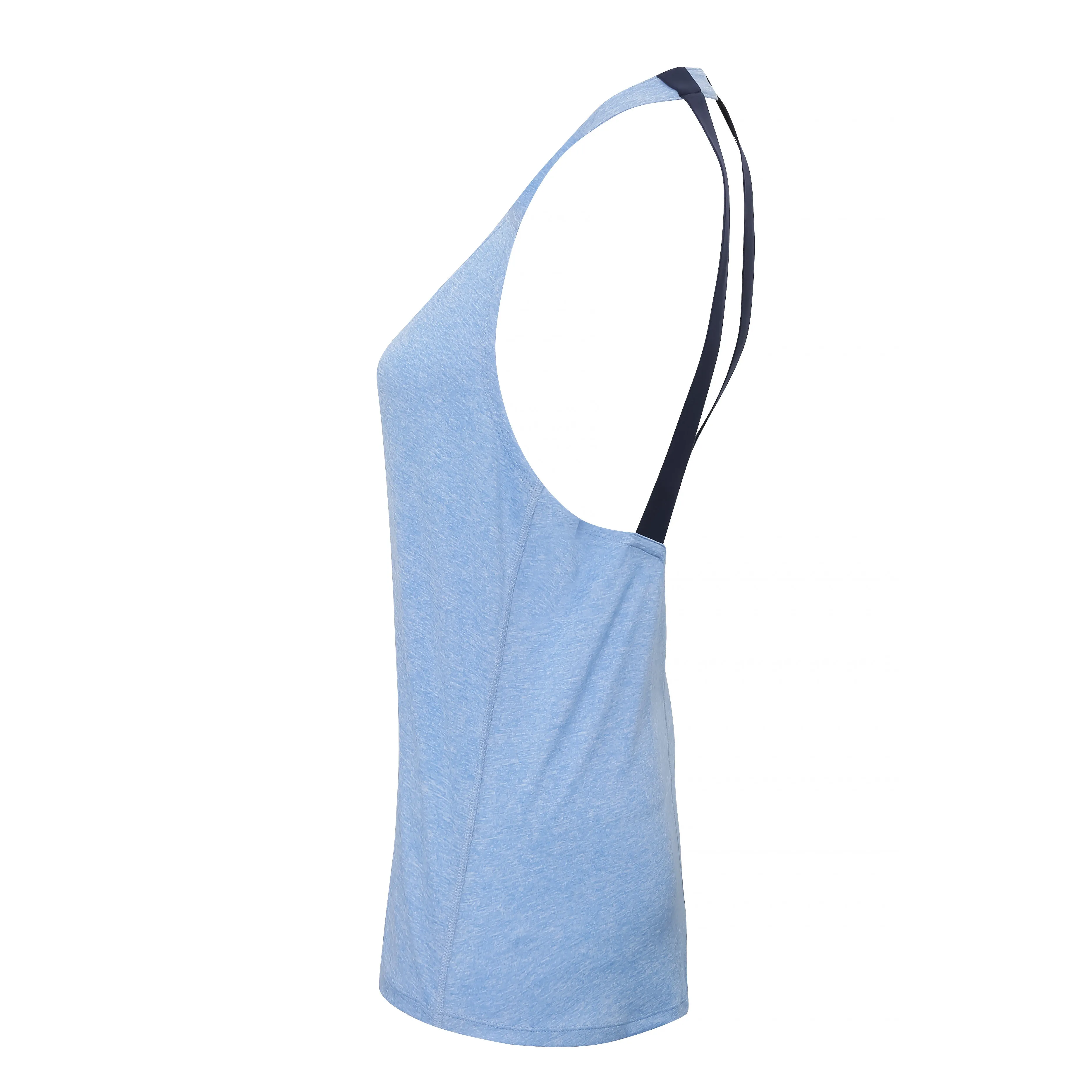 Women's Performance Double Strap Vest - Cornflower Melange