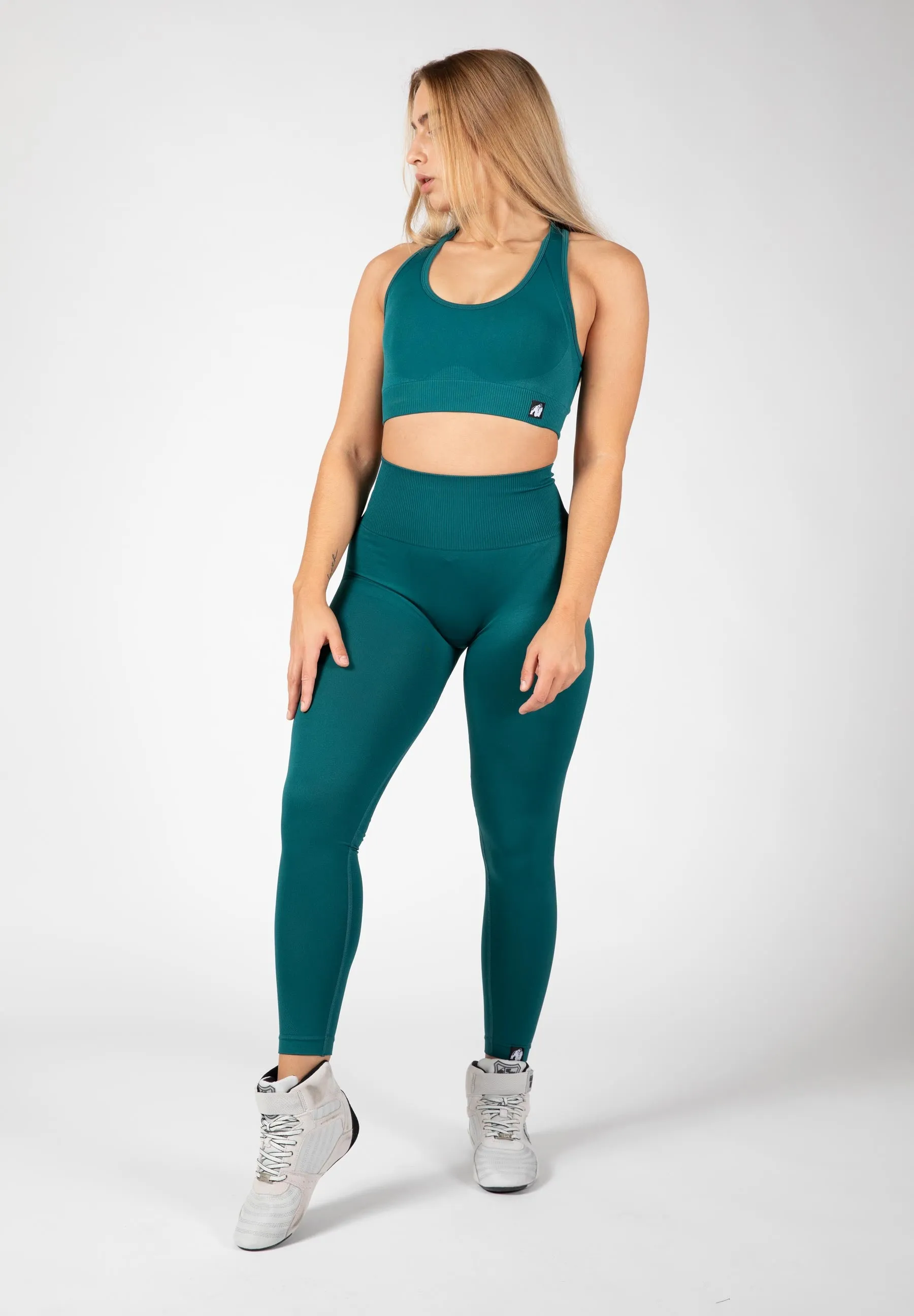 Yava Seamless Leggings - Green