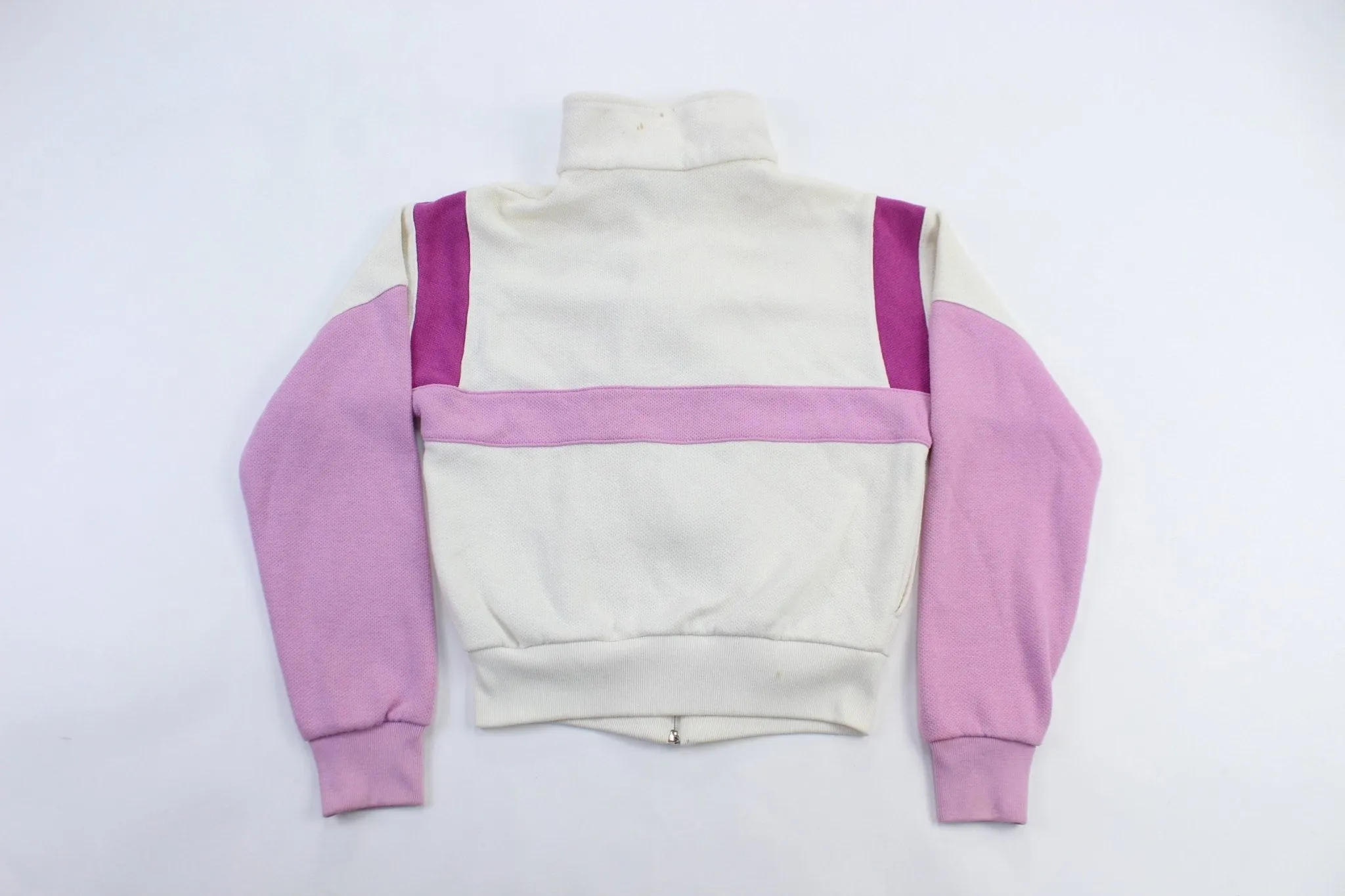 Youth 80's Nike White & Pink Zip Up Jacket